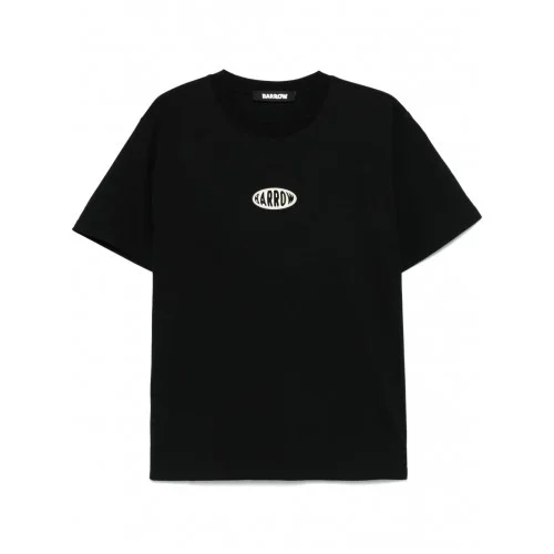 TRICOU BARROW, Text Print, Logo Insert, Black