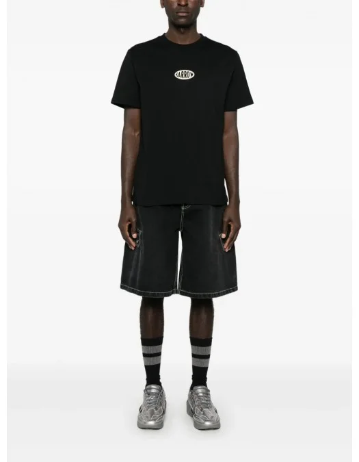 TRICOU BARROW, Text Print, Logo Insert, Black - S5BWUATH066110