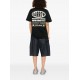 TRICOU BARROW, Text Print, Logo Insert, Black - S5BWUATH066110 TRICOU BARROW, Text Print, Logo Insert, Black - S5BWUATH066110