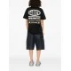 TRICOU BARROW, Text Print, Logo Insert, Black - S5BWUATH066110
