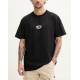 TRICOU BARROW, Text Print, Logo Insert, Black - S5BWUATH066110 TRICOU BARROW, Text Print, Logo Insert, Black - S5BWUATH066110