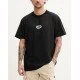 TRICOU BARROW, Text Print, Logo Insert, Black - S5BWUATH066110