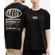 TRICOU BARROW, Text Print, Logo Insert, Black - S5BWUATH066110 TRICOU BARROW, Text Print, Logo Insert, Black - S5BWUATH066110