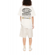 TRICOU BARROW, Text Print, Logo Insert, White - S5BWUATH066BW029 TRICOU BARROW, Text Print, Logo Insert, White - S5BWUATH066BW029