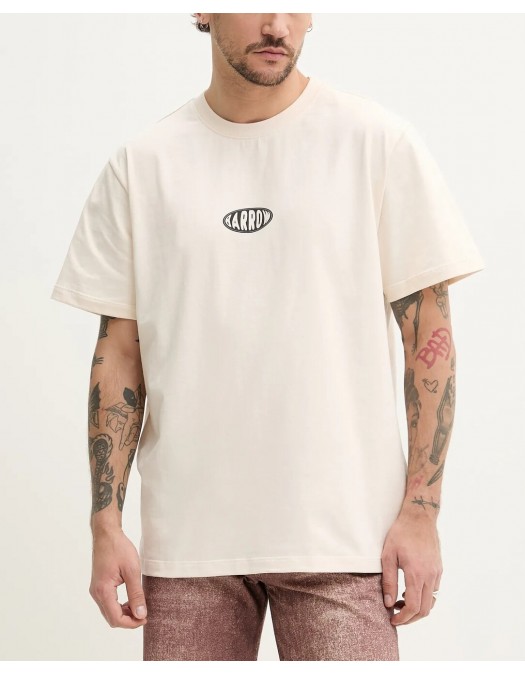 TRICOU BARROW, Text Print, Logo Insert, White - S5BWUATH066BW029 TRICOU BARROW, Text Print, Logo Insert, White - S5BWUATH066BW029