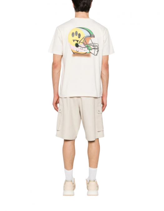 TRICOU BARROW, Embroidered Logo, Baseball Helmet, White - S5BWUATH145BW029 TRICOU BARROW, Embroidered Logo, Baseball Helmet, White - S5BWUATH145BW029