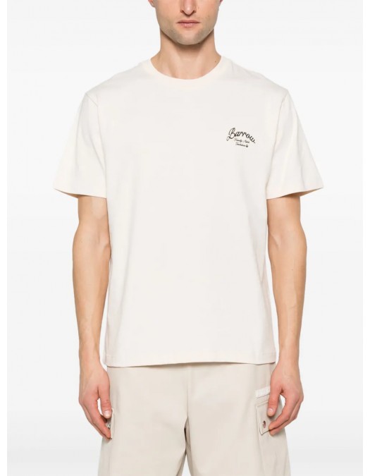 TRICOU BARROW, Embroidered Logo, Baseball Helmet, White - S5BWUATH145BW029 TRICOU BARROW, Embroidered Logo, Baseball Helmet, White - S5BWUATH145BW029