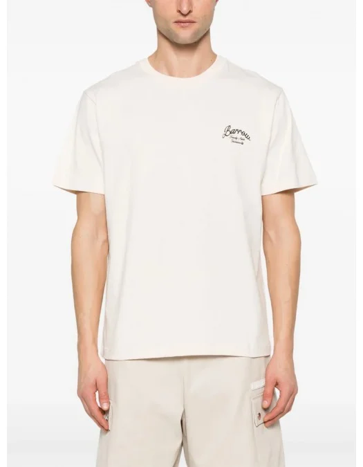 TRICOU BARROW, Embroidered Logo, Baseball Helmet, White - S5BWUATH145BW029 TRICOU BARROW, Embroidered Logo, Baseball Helmet, White - S5BWUATH145BW029
