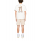 TRICOU BARROW, Little Logo Insert, Bear Print, White - S5BWUATH150002 TRICOU BARROW, Little Logo Insert, Bear Print, White - S5BWUATH150002