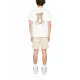 TRICOU BARROW, Little Logo Insert, Bear Print, White - S5BWUATH150002 TRICOU BARROW, Little Logo Insert, Bear Print, White - S5BWUATH150002