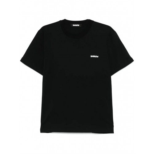 TRICOU BARROW, Little Logo Insert, Bear Print, Black TRICOU BARROW, Little Logo Insert, Bear Print, Black