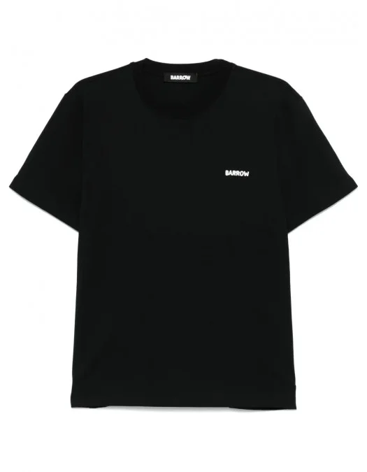 TRICOU BARROW, Little Logo Insert, Bear Print, Black - S5BWUATH150110 TRICOU BARROW, Little Logo Insert, Bear Print, Black - S5BWUATH150110