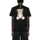 TRICOU BARROW, Little Logo Insert, Bear Print, Black - S5BWUATH150110 TRICOU BARROW, Little Logo Insert, Bear Print, Black - S5BWUATH150110