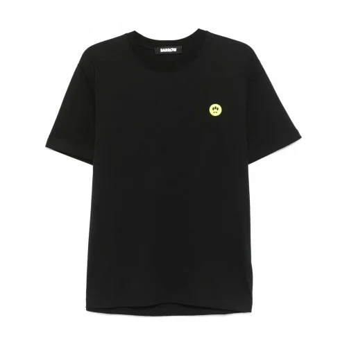 TRICOU BARROW, Raised Logo, Bear Print, Black