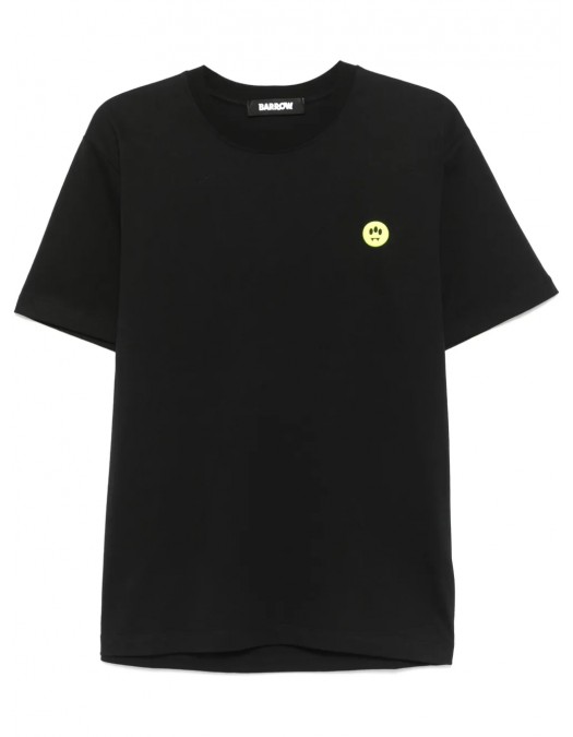 TRICOU BARROW, Raised Logo, Bear Print, Black - S5BWUATH152110 TRICOU BARROW, Raised Logo, Bear Print, Black - S5BWUATH152110