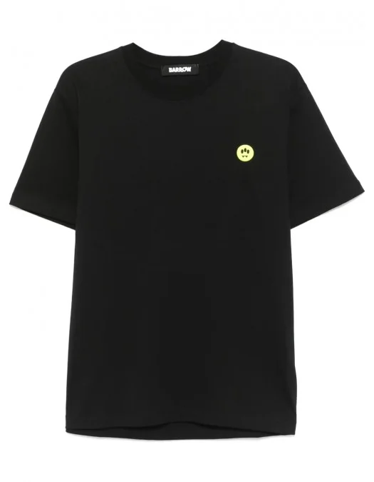 TRICOU BARROW, Raised Logo, Bear Print, Black - S5BWUATH152110 TRICOU BARROW, Raised Logo, Bear Print, Black - S5BWUATH152110