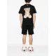 TRICOU BARROW, Raised Logo, Bear Print, Black - S5BWUATH152110 TRICOU BARROW, Raised Logo, Bear Print, Black - S5BWUATH152110
