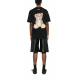 TRICOU BARROW, Raised Logo, Bear Print, Black - S5BWUATH152110 TRICOU BARROW, Raised Logo, Bear Print, Black - S5BWUATH152110