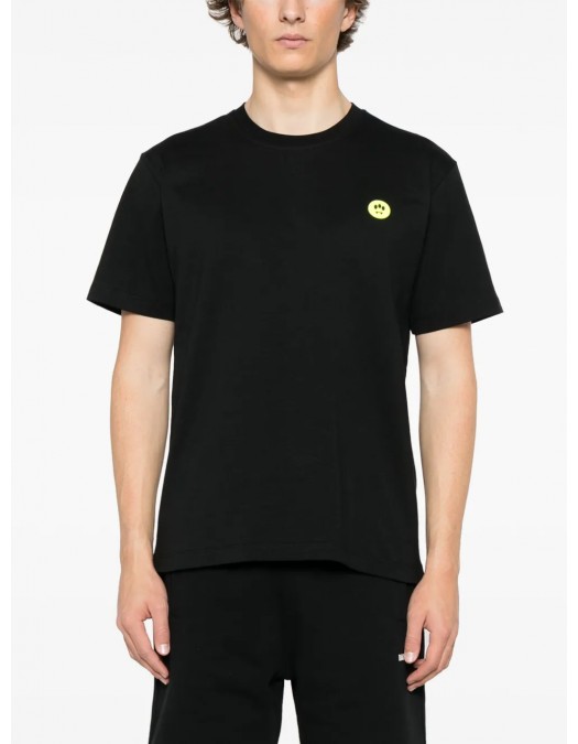 TRICOU BARROW, Raised Logo, Bear Print, Black - S5BWUATH152110 TRICOU BARROW, Raised Logo, Bear Print, Black - S5BWUATH152110