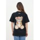 TRICOU BARROW, Raised Logo, Bear Print, Black - S5BWUATH152110 TRICOU BARROW, Raised Logo, Bear Print, Black - S5BWUATH152110