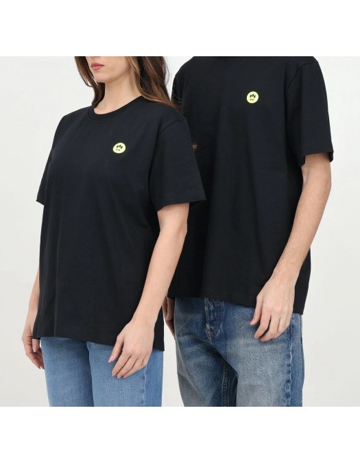 TRICOU BARROW, Raised Logo, Bear Print, Black - S5BWUATH152110 TRICOU BARROW, Raised Logo, Bear Print, Black - S5BWUATH152110