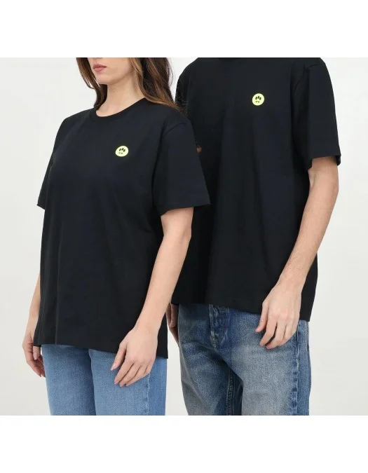 TRICOU BARROW, Raised Logo, Bear Print, Black - S5BWUATH152110 TRICOU BARROW, Raised Logo, Bear Print, Black - S5BWUATH152110