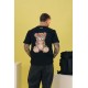 TRICOU BARROW, Raised Logo, Bear Print, Black - S5BWUATH152110 TRICOU BARROW, Raised Logo, Bear Print, Black - S5BWUATH152110
