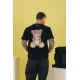 TRICOU BARROW, Raised Logo, Bear Print, Black - S5BWUATH152110 TRICOU BARROW, Raised Logo, Bear Print, Black - S5BWUATH152110