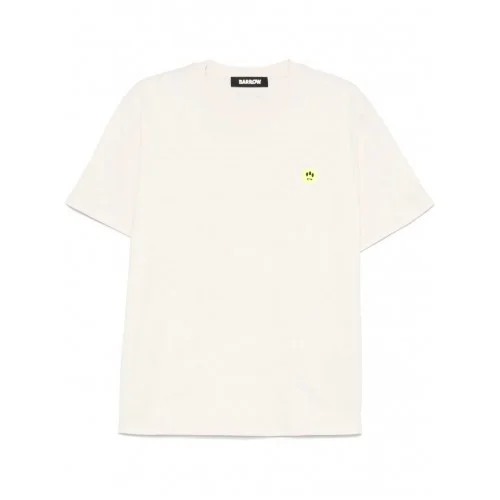 TRICOU BARROW, Iconic Smile, Bear Print, White