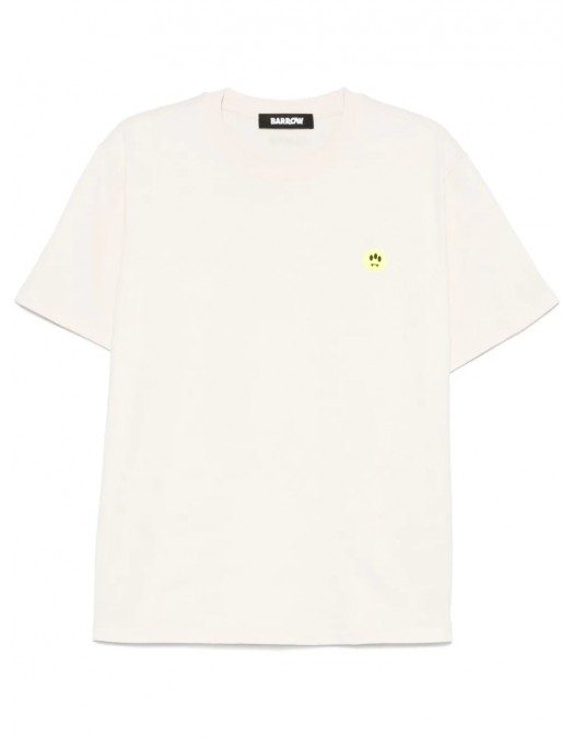 TRICOU BARROW, Iconic Smile, Bear Print, White - S5BWUATH152BW029 TRICOU BARROW, Iconic Smile, Bear Print, White - S5BWUATH152BW029