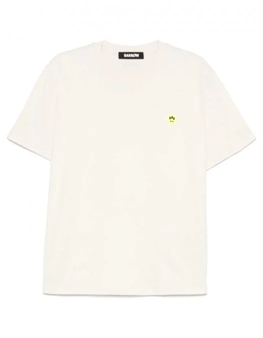 TRICOU BARROW, Iconic Smile, Bear Print, White - S5BWUATH152BW029 TRICOU BARROW, Iconic Smile, Bear Print, White - S5BWUATH152BW029