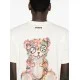 TRICOU BARROW, Iconic Smile, Bear Print, White - S5BWUATH152BW029 TRICOU BARROW, Iconic Smile, Bear Print, White - S5BWUATH152BW029