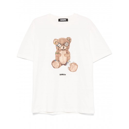 TRICOU BARROW, Iconic Print, Teddy Bear, White TRICOU BARROW, Iconic Print, Teddy Bear, White