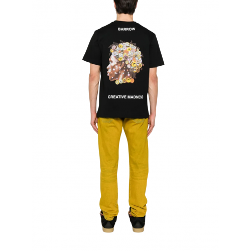 TRICOU BARROW, Artistic Human Profile Print, Black TRICOU BARROW, Artistic Human Profile Print, Black