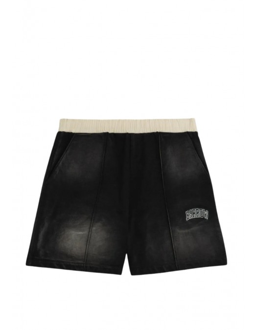 Bermude BARROW, BLACK COTTON BERMUDA SHORTS - S6BWUABE016110