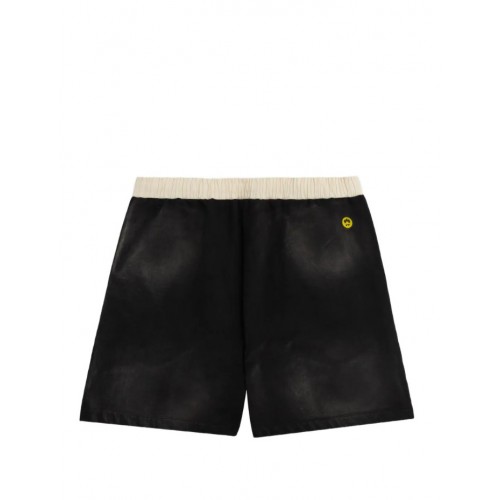 Bermude BARROW, BLACK COTTON BERMUDA SHORTS