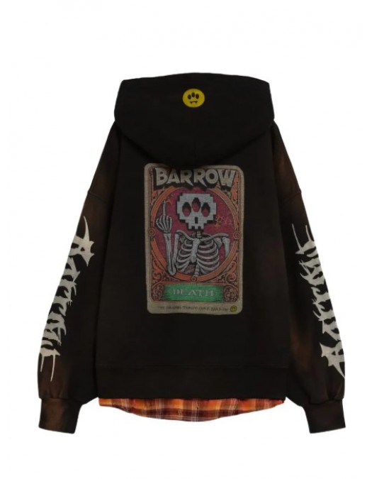 Hanorac BARROW, graphic hoodie, Black - S6BWUAHS021110
