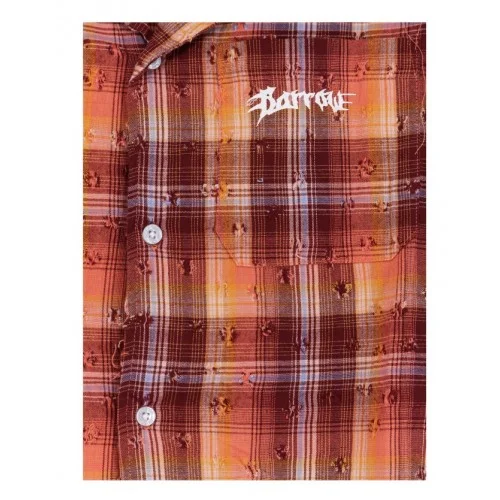 Camasa BARROW, Used Effect Cotton ShirtUsed Effect Cotton Shirt