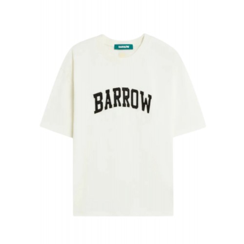 Tricou BARROW, logo T-shirt, White