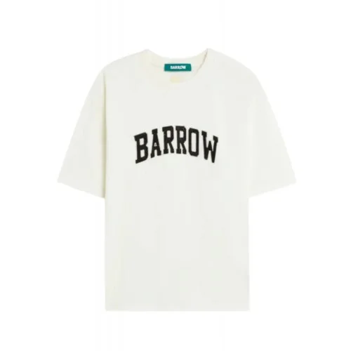 Tricou BARROW, logo T-shirt, White