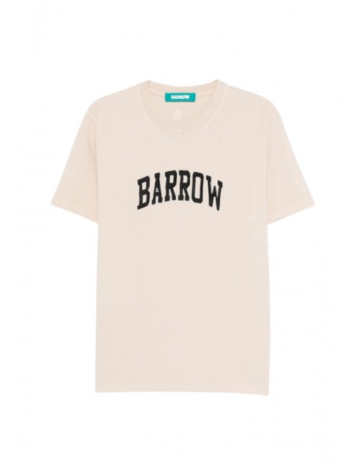 Tricou BARROW, logo T-shirt, Beige - S6BWUATH014092