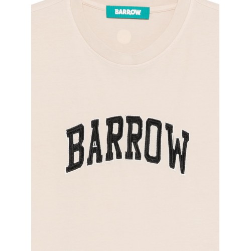 Tricou BARROW, logo T-shirt, Beige