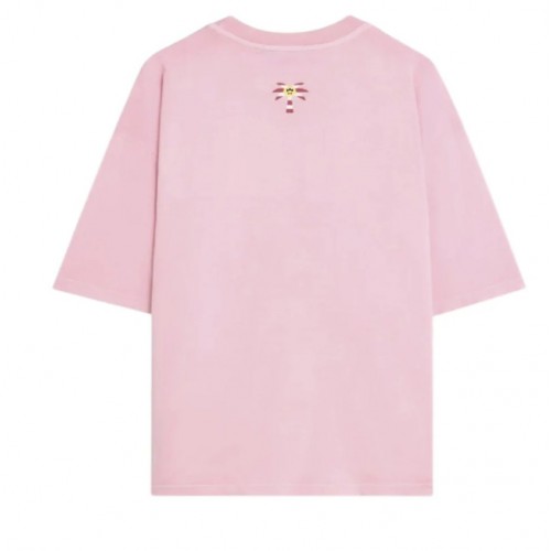 Tricou BARROW,  Pink Jersey T-shirt With Print