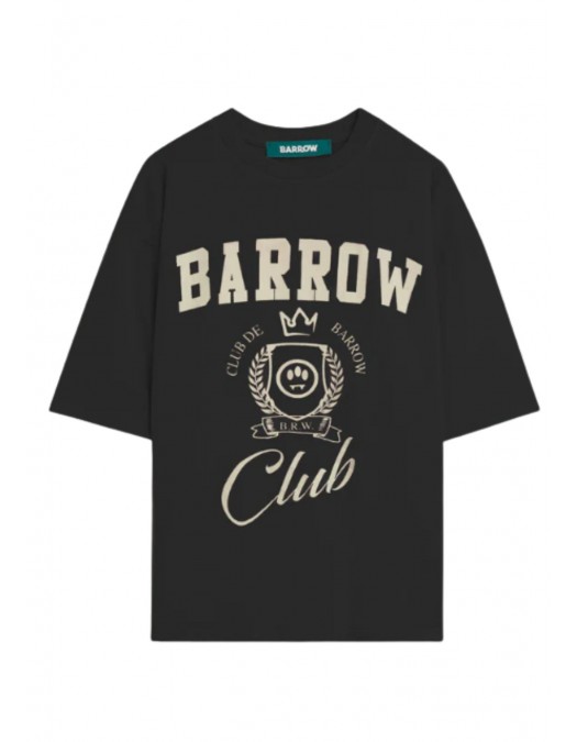 Tricou BARROW,  Black Jersey T-shirt With Print - S6BWUATH019110