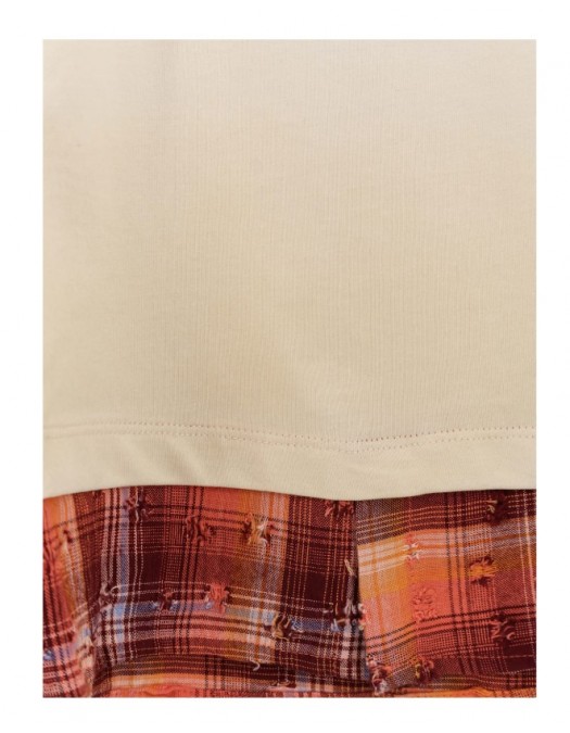 Tricou BARROW, Cotton T-shirt With Front Print - S6BWUATH022013