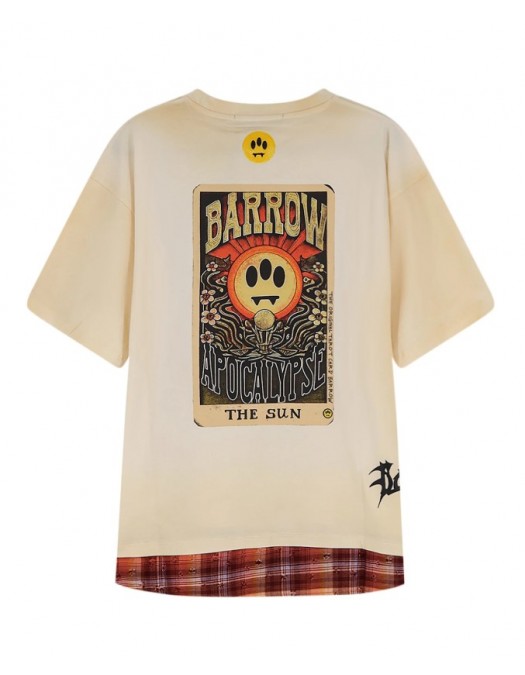 Tricou BARROW, Cotton T-shirt With Front Print - S6BWUATH022013
