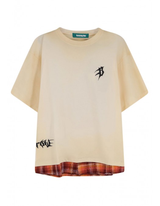 Tricou BARROW, Cotton T-shirt With Front Print - S6BWUATH022013