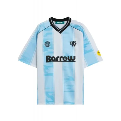 Tricou BARROW, logo T-shirt, geometrica all-over, White