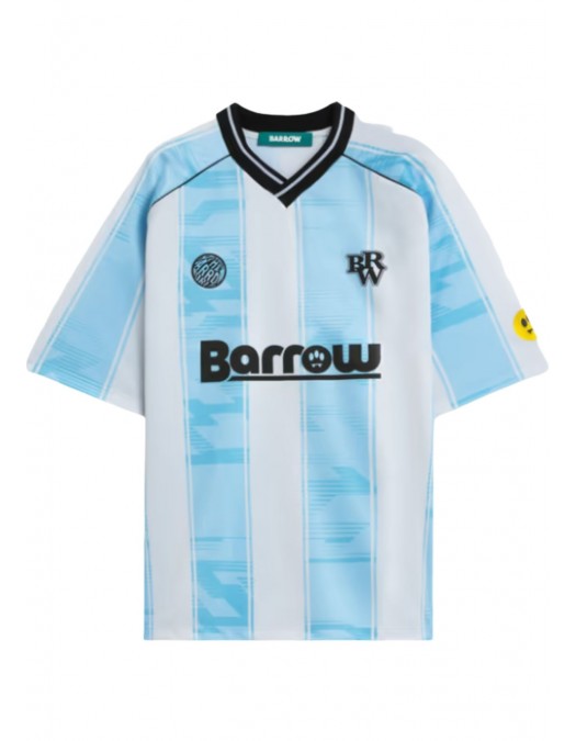 Tricou BARROW, logo T-shirt, geometrica all-over, White - S6BWUATH07441201