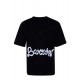 Tricou BARROW, Printed T-shirt, Black - S6BWUATH078110